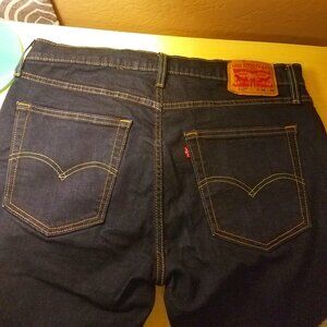 Levi's 512 Dark Blue Jeans, Men's W 36, L 34